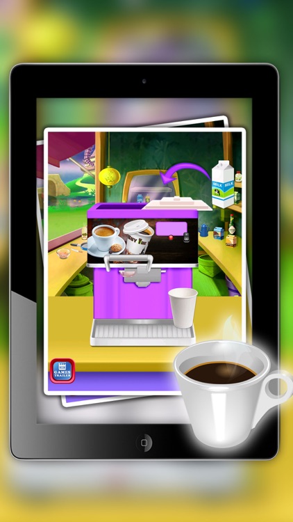 iCe & hot Coffee maker - Make creamy dessert in this cooking fever game for kids