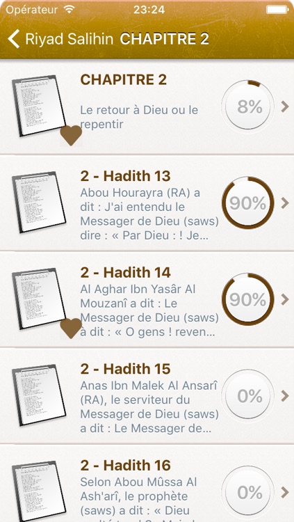 Riyad As-Salihin en Français et en Arabe - +2000 Hadiths et Citations du Coran - رياض الصالحين