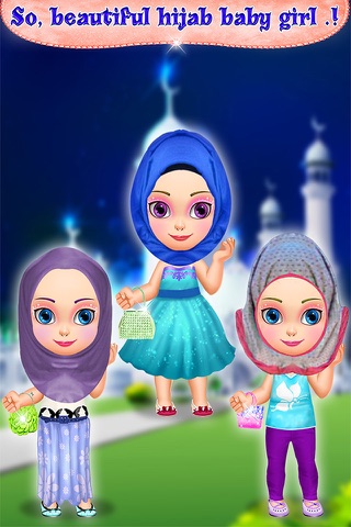 Hijab Baby Makeup Salon - Girls Game screenshot 3
