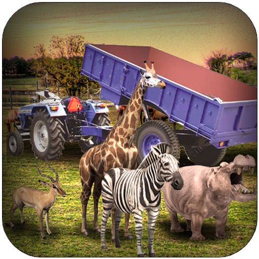 Tractor Transport Animal Farm icon