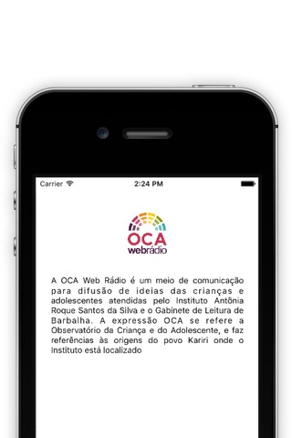 Oca Web Rádio screenshot 2