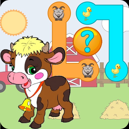Cute Farm Animal Match Race - Pair Up games for Toddlers Icon