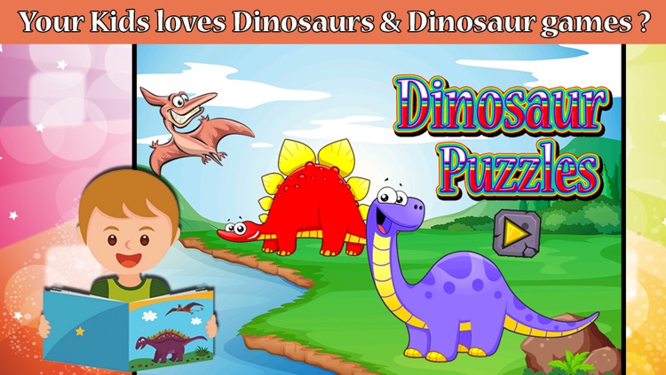 Dinosaurs Jigsaw Puzzle Games For Kids