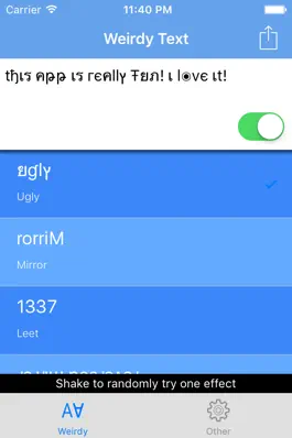 Game screenshot WeirdText apk