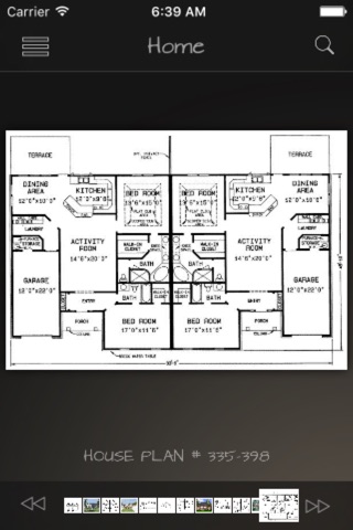 Duplex House Plans Info screenshot 2
