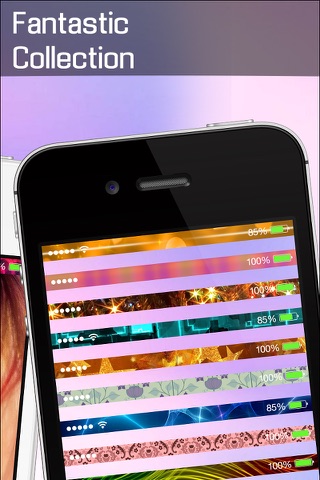 Color Status Bar Wallpapers &  Backgrounds - Make Custom Top Bar Designer Effects screenshot 3