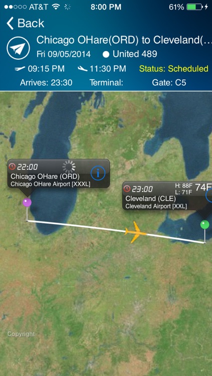 Cleveland Airport (CLE) Flight Tracker Hopkins