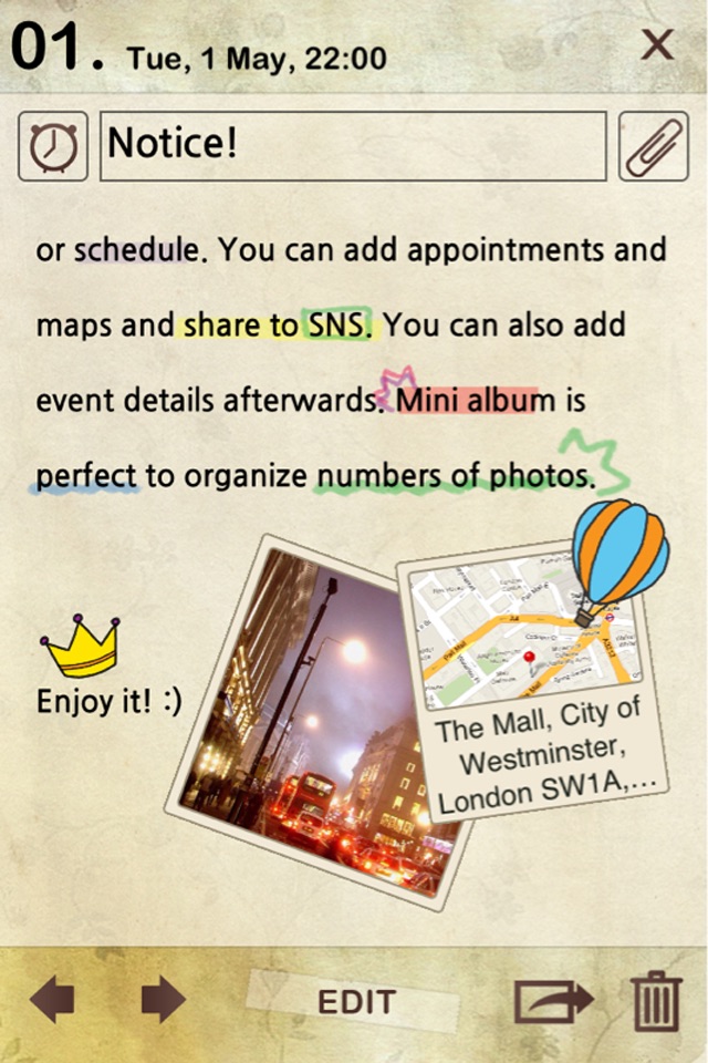 Real Diary Lite screenshot 3