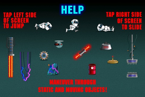 Little Robot Hero vs 6 Big Space Obstacles screenshot 2