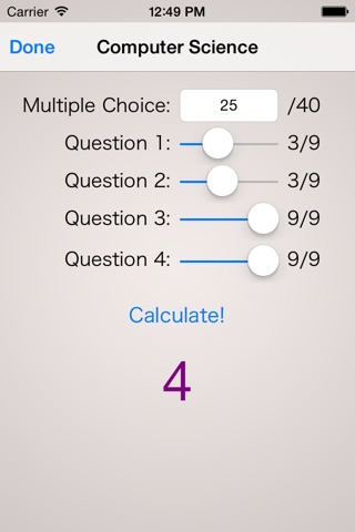 AP Score Calculator screenshot 4