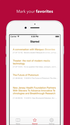 News Reader - for Stevens Institute of Technology(圖4)-速報App