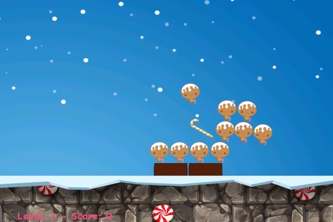 Christmas Holiday Candy Smash - Knock 'Em Gingerbread Men screenshot 3