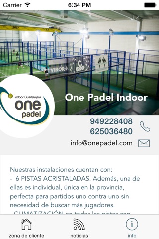 One Padel screenshot 4