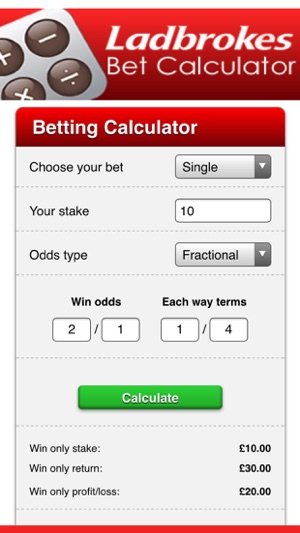 Bet Calculator For Ladbrokes(圖2)-速報App