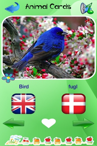 Danish - English Voice Flash Cards Of Animals And Tools For Small Children screenshot 3