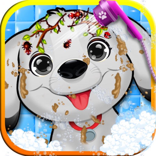Pets Makeover & Spa Salon - Wash, Bath, Clean, & Dressup Dirty Puppy & Kitty for girls and kids