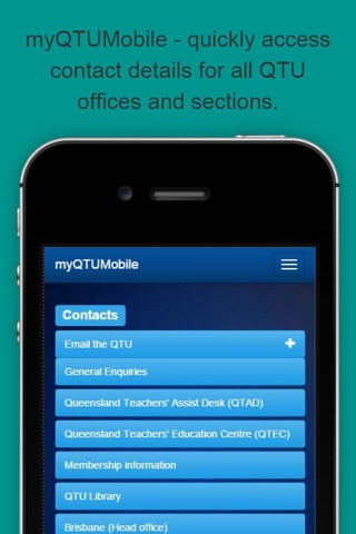 myQTUMobile screenshot 2