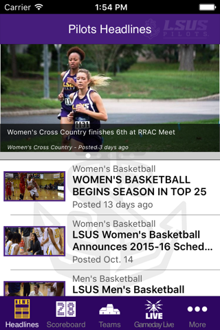 LSU Shreveport Athletics screenshot 3