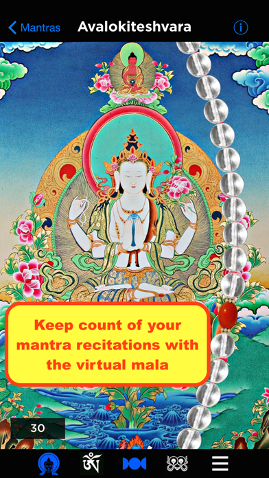 How to cancel & delete Buddhist Mantra Mala from iphone & ipad 1