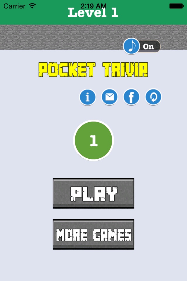 Pocket Trivia - Word Guessing Quiz Game Minecraft Edition screenshot 4