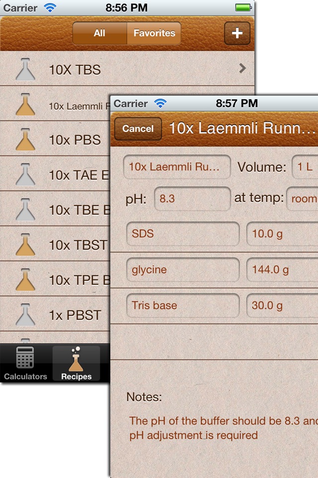 Mr BioChem Lite - Biochemistry lab help screenshot 3