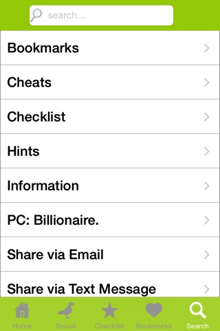 Pocket Cheats: Billionaire. screenshot 4