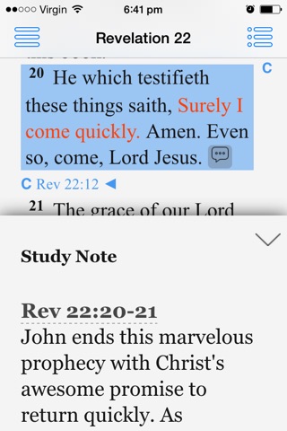 Jeffrey Prophecy Study Bible screenshot 3