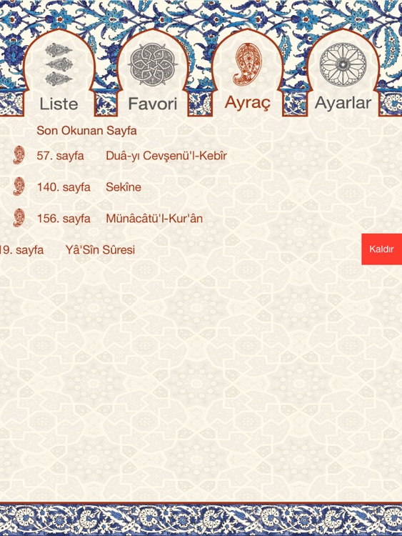 Büyük Cevşen - iPad için