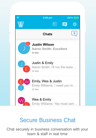 Whispir Messenger screenshot 3