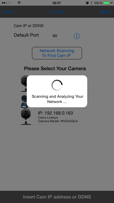 Linksys Camera Viewer for iPhone Screenshot 2