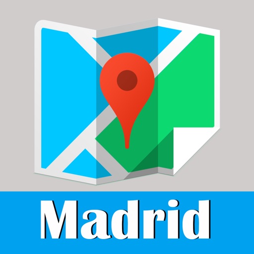 Madrid travel guide and offline city map, BeetleTrip subway metro trip route planner advisor icon