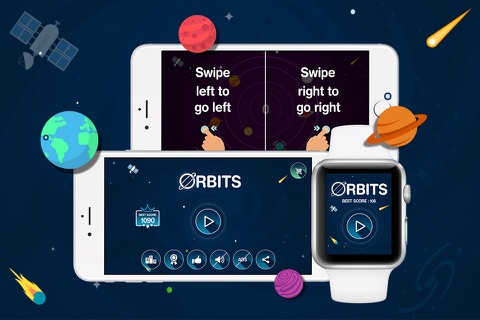 Orbits - 3D Touch and Apple Watch Game screenshot 2
