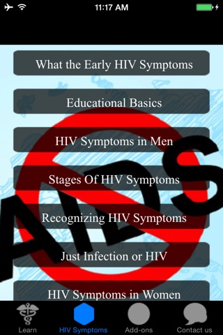 Hiv Symptoms and Facts - Guide screenshot 3