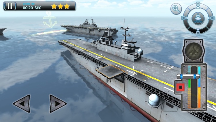 Aircraft Carrier Parking - F18 Fighter Jet Simulation Landing & Stealth Navy Boat Battleship Driving Games screenshot-3