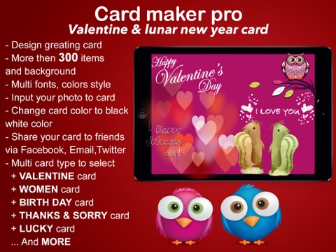 Card Maker Pro for iPad screenshot 3