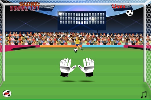 Soccer Kick Flick 2014 - Sports Ball Super Save Arcade- Free screenshot 3