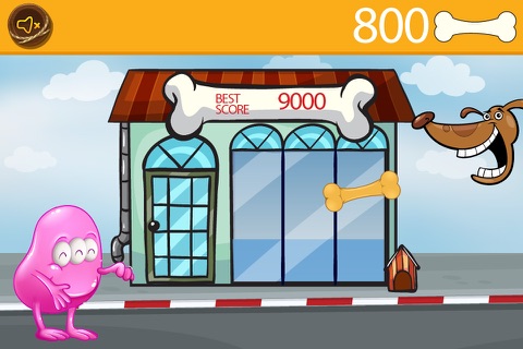 Monster Attack - Fetch bones and save the cute puppy dog from angry monster screenshot 4