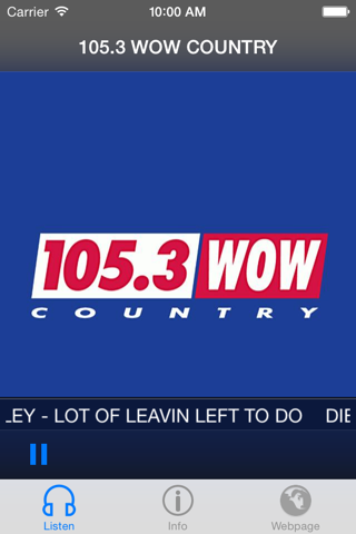 105.3 WOW COUNTRY screenshot 2