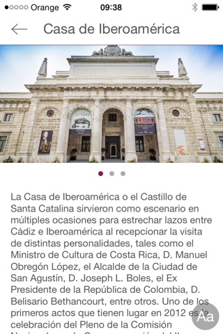 Aplicación Oficial de la Casa de Iberoamérica de Cádiz screenshot 3