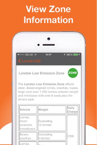 Low Emission Zone Check screenshot 3