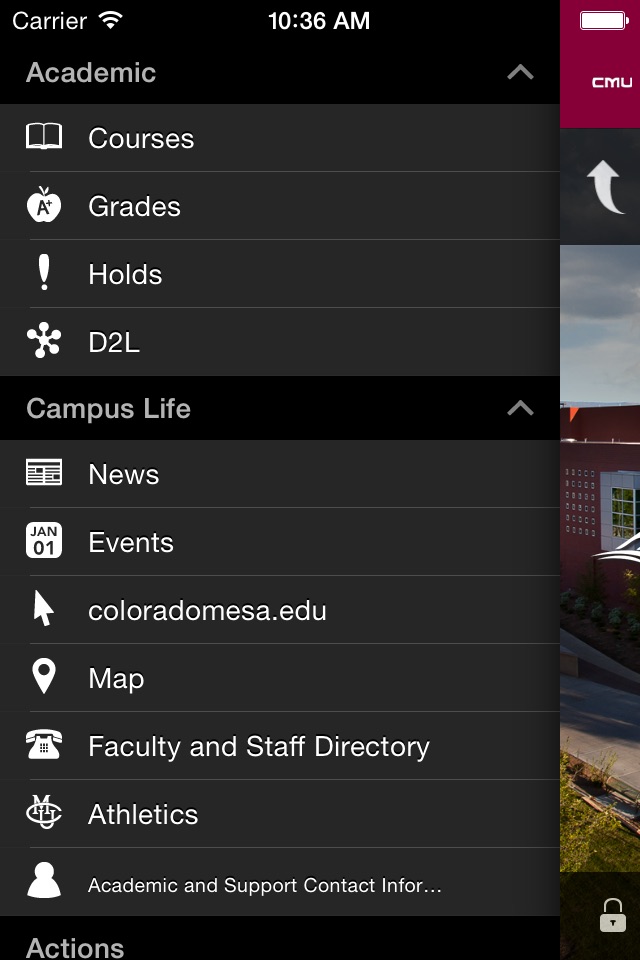 CMU Mobile screenshot 2