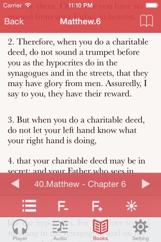 NKJV Bible (Audio & Book) screenshot 4