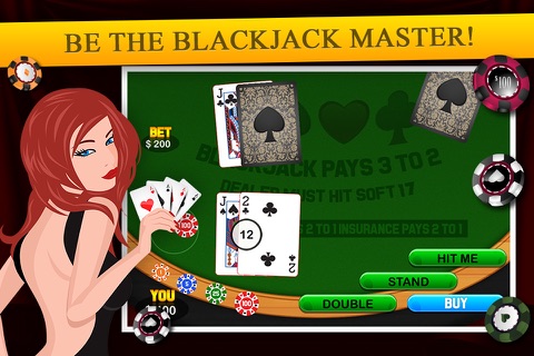 Casino Blackjack 21 Classic Game screenshot 4