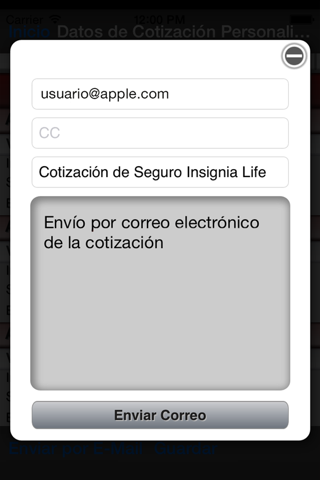 Cotizador Vida Insignia Life screenshot 3