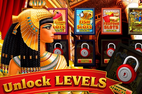 Cleoapatra Slots of Fame and Egypt Treasure Online Casino screenshot 2