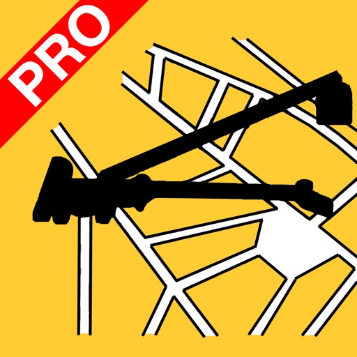 Planimeter PRO - Distance and area measuring tool Icon