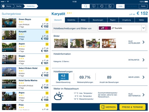 Expedia Pauschalreisen HD screenshot 4