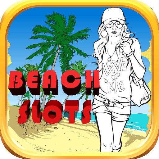 Summer Slots in Beach 2015 and Enjoy Slotspot 777 Jackpot Area Free Icon