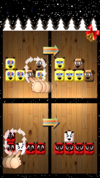 ! The Little Puppies, small casual brain trainer logical two player game for kids and girls.