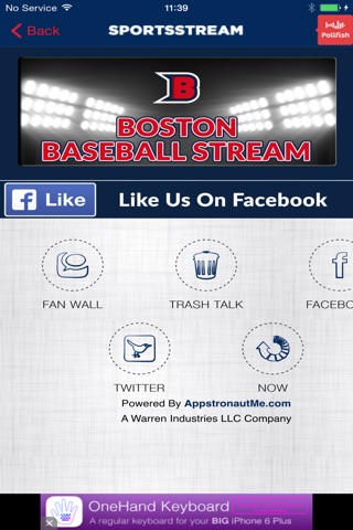 BOSTON BASEBALL STREAM screenshot 4